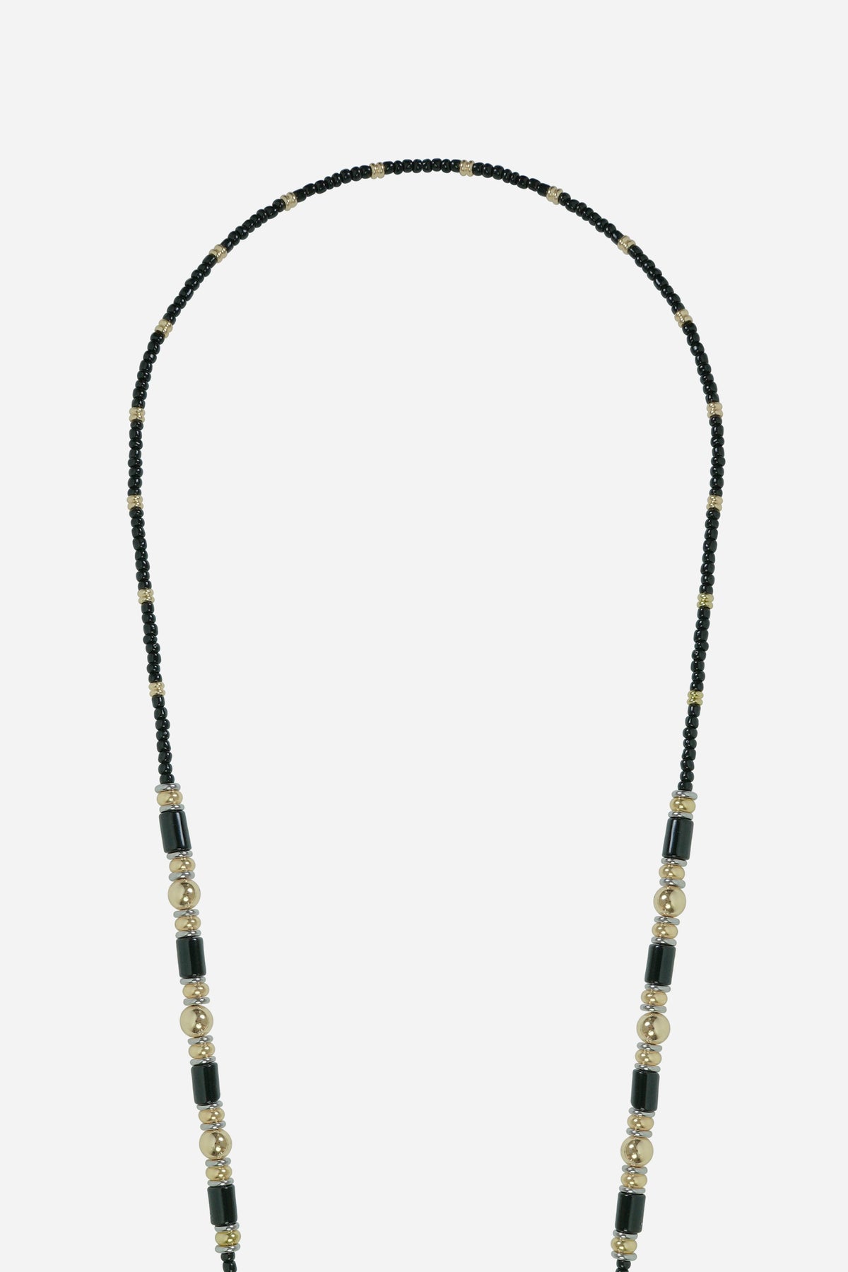 Chaine Longue Avni Noir 120 cm - 3