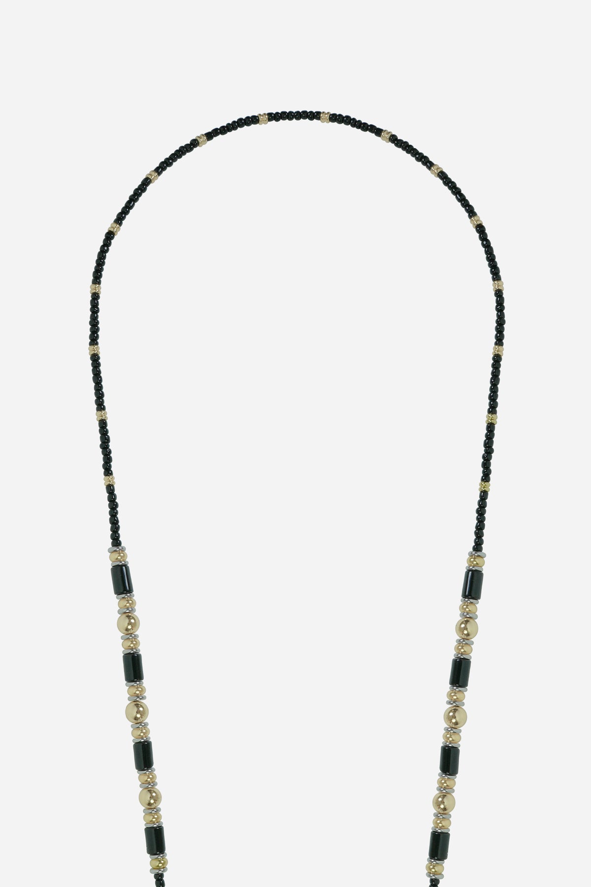 Chaine Longue Avni Noir 120 cm - 6