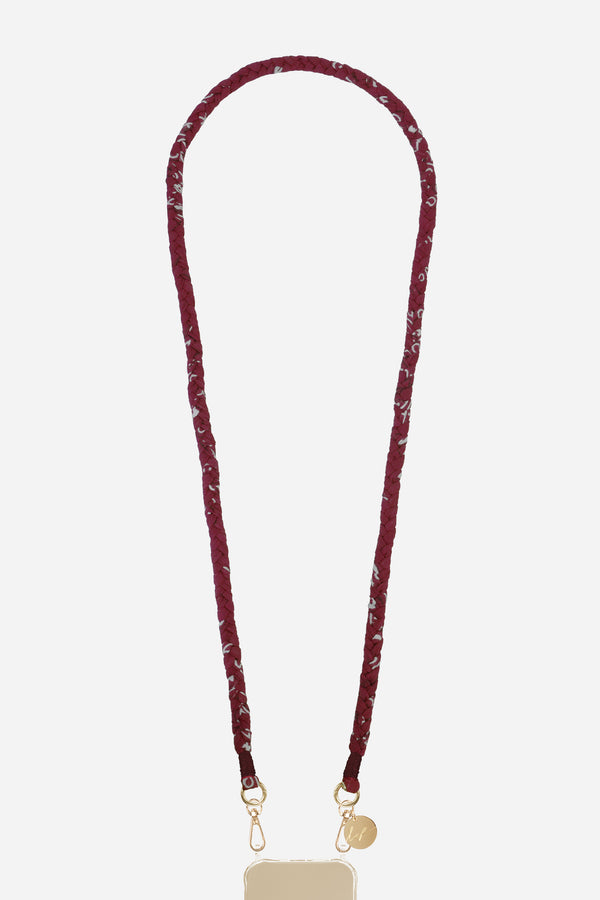 Chaine Longue Della Bordeaux 120 cm