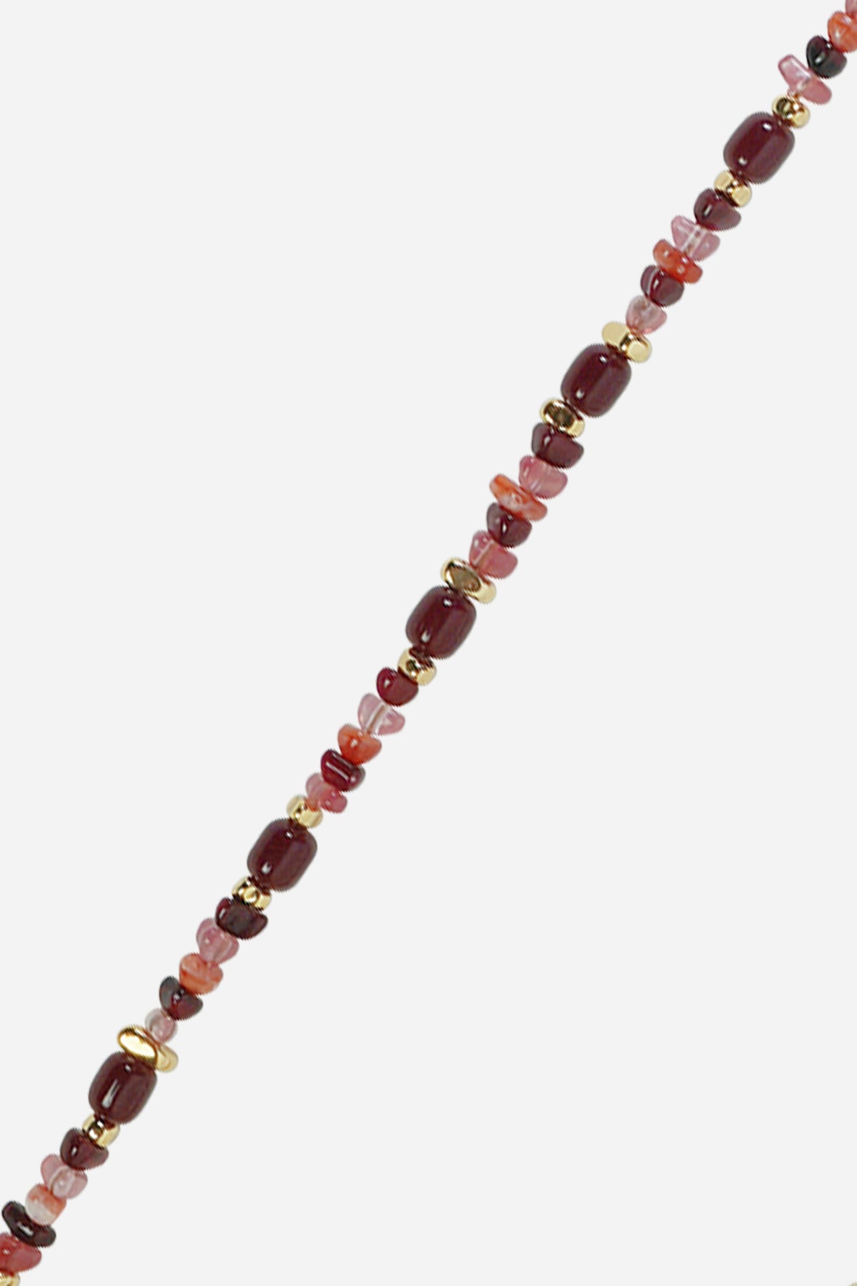 Chaine Longue Lana Bordeaux 120 cm - 2