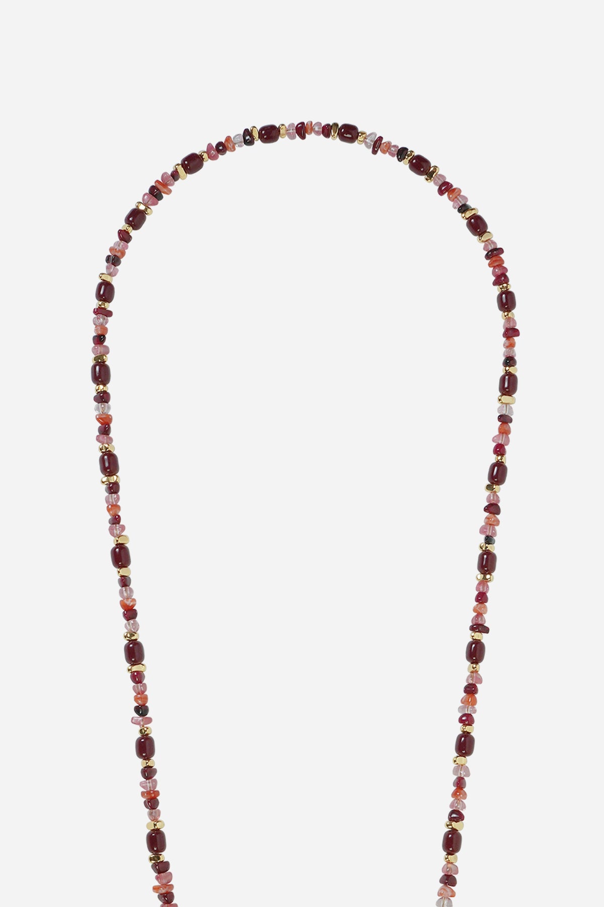 Chaine Longue Lana Bordeaux 120 cm - 3