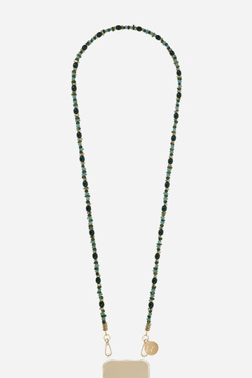 Chaine Longue Lana Vert 120 cm