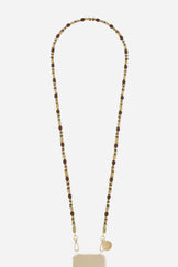 Chaine Longue Lana Marron 120 cm