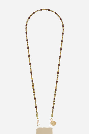 Chaine Longue Lana Marron 120 cm