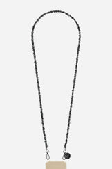 Chaine Longue Liviya Noir 120 cm