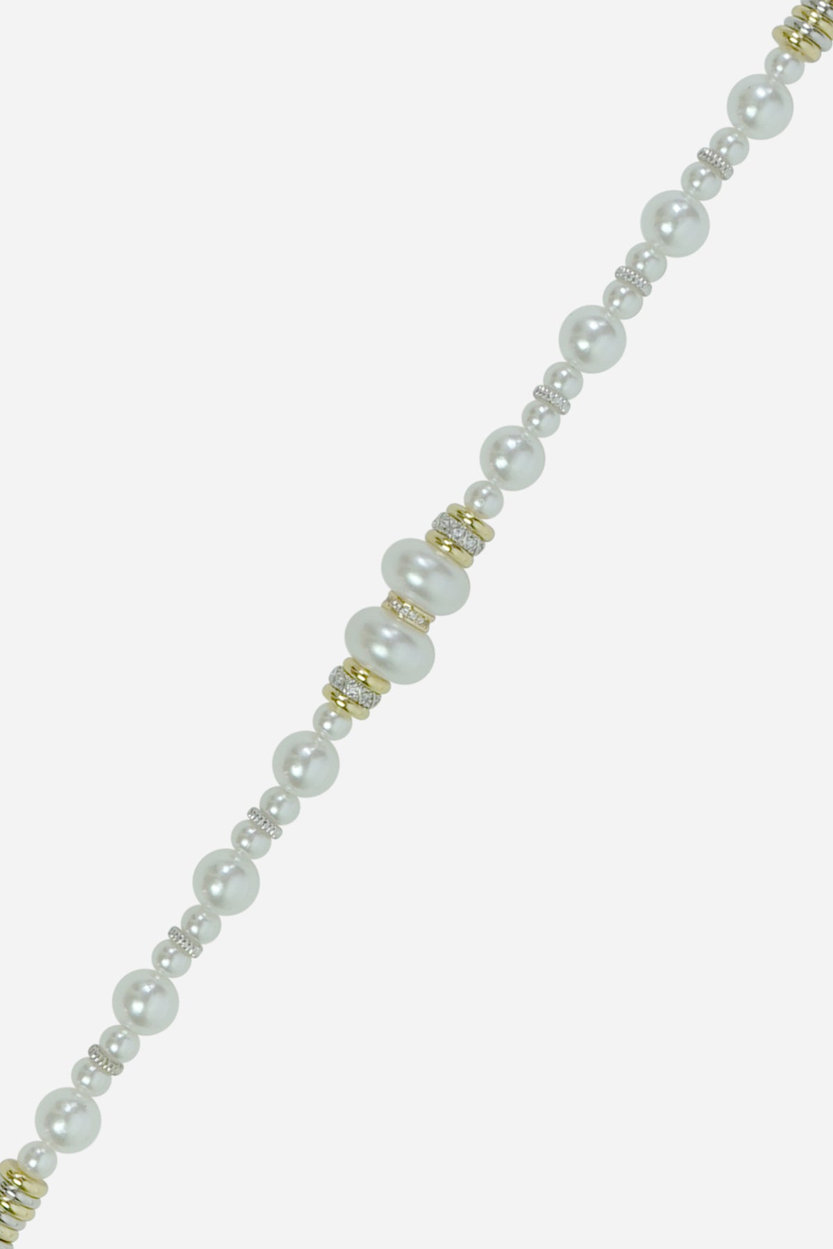 Chaine Longue Sia Blanc 120 cm - 2