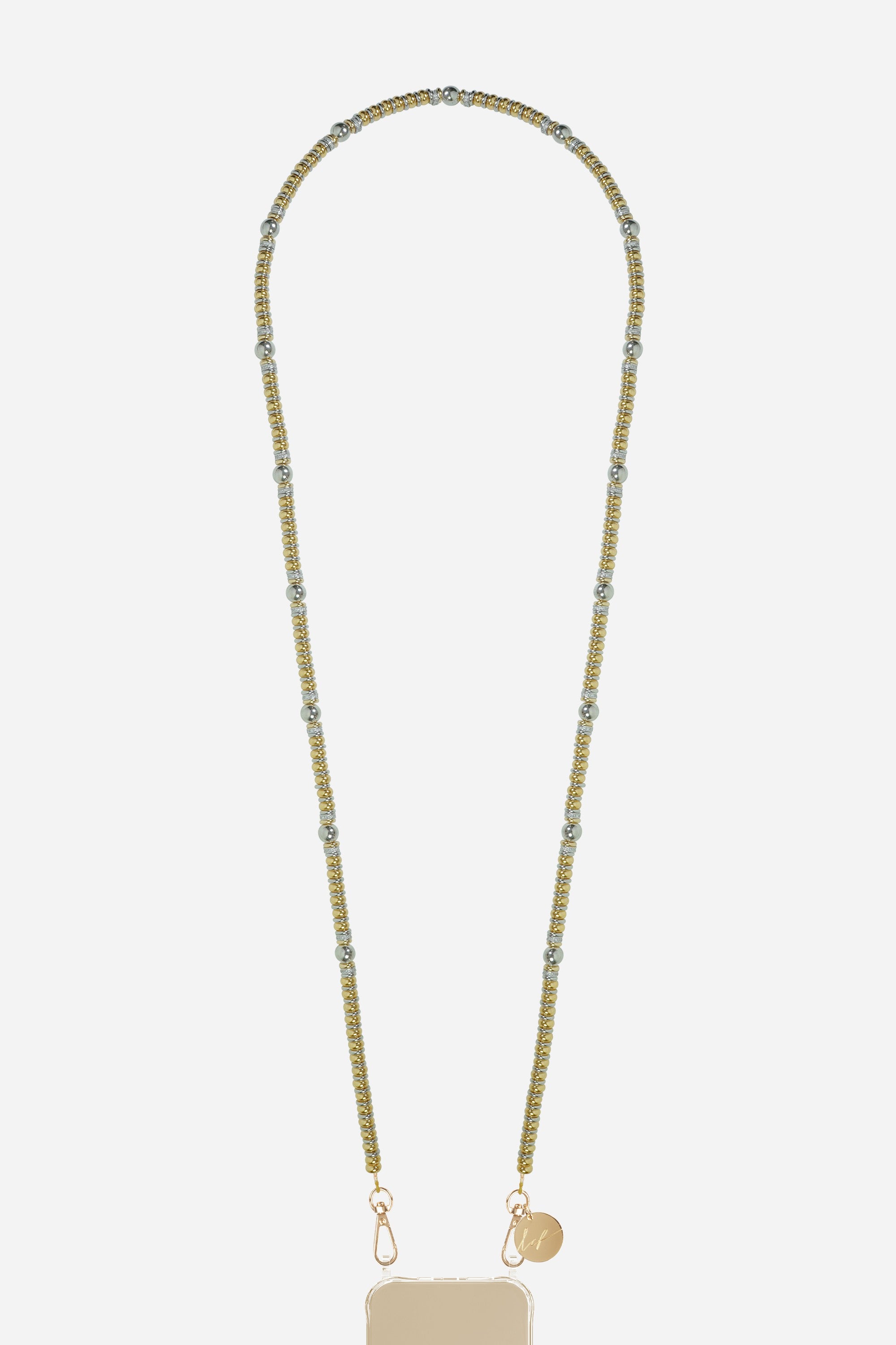 Chaine Longue Tali Dore Argent 120 cm