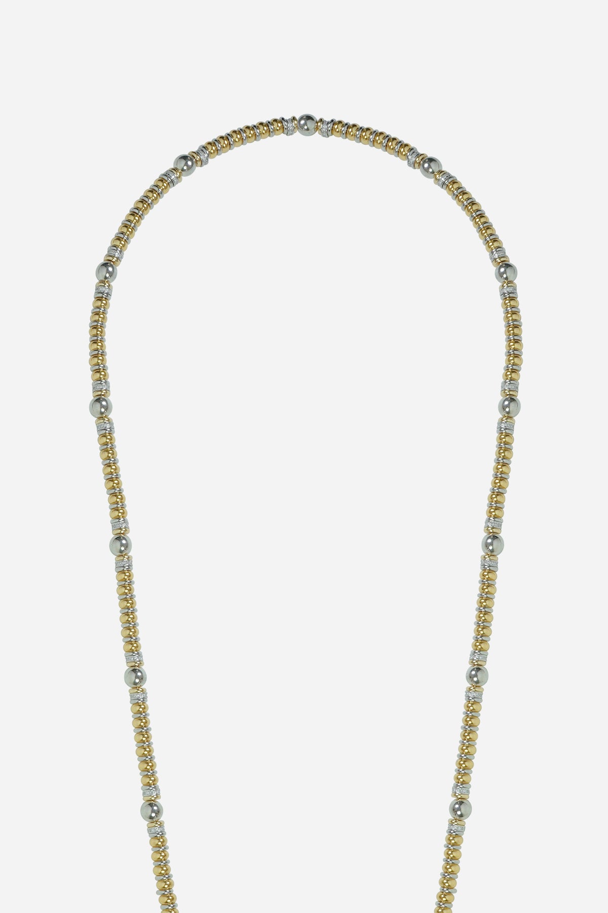 Chaine Longue Tali Dore Argent 120 cm - 3