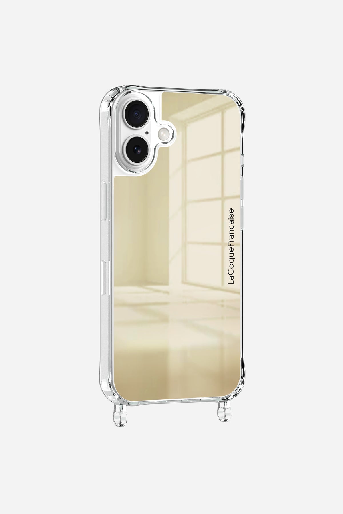 Coque Anneaux Miroir Dore - 2
