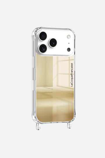 Coque Anneaux Miroir Dore