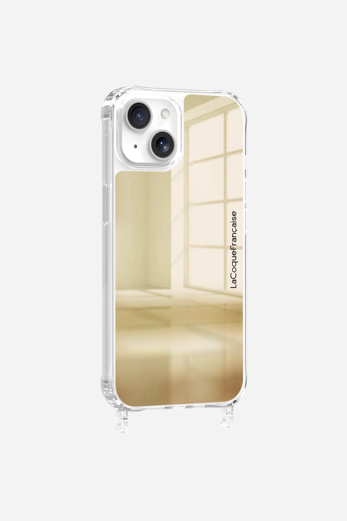 Coque Anneaux Miroir Dore - 8
