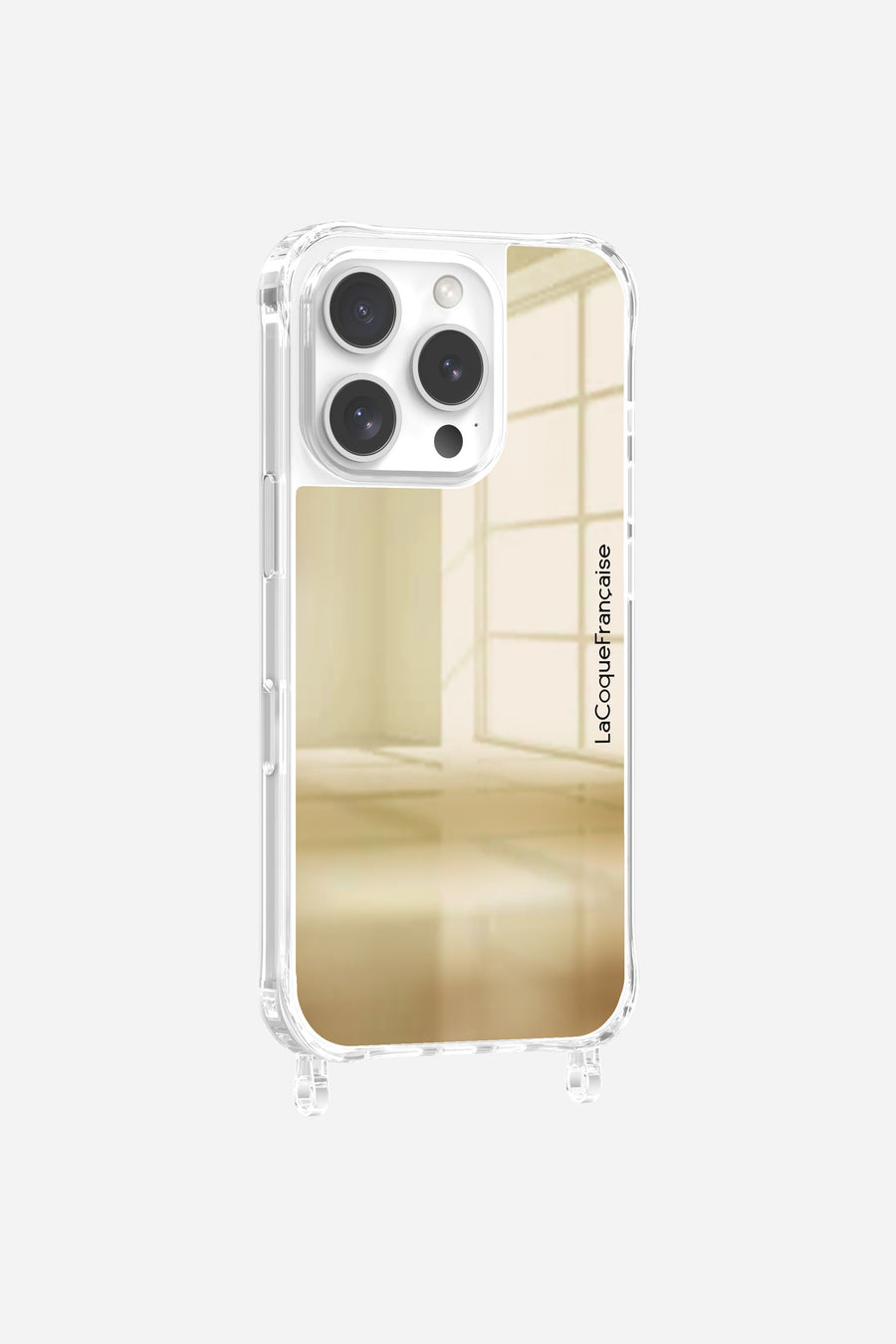 Coque Anneaux Miroir Dore - 4