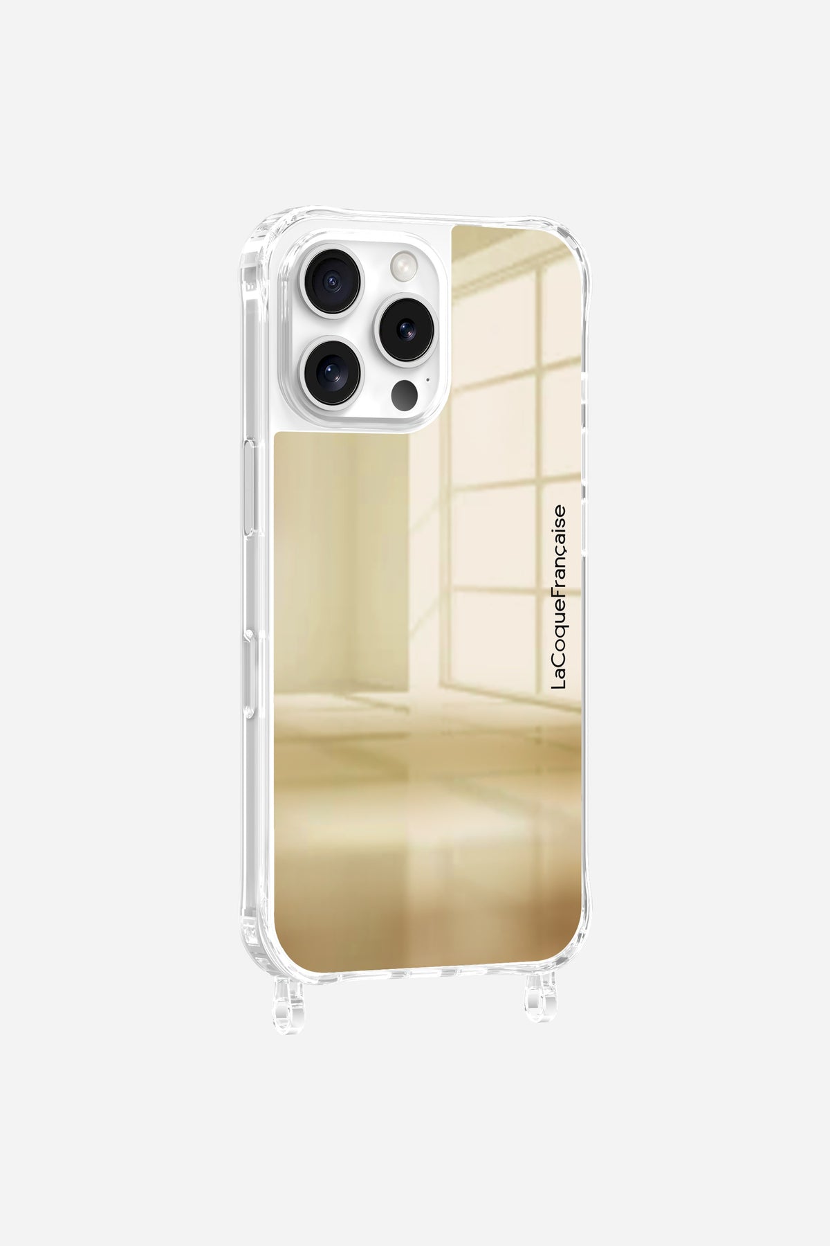 Coque Anneaux Miroir Dore - 3