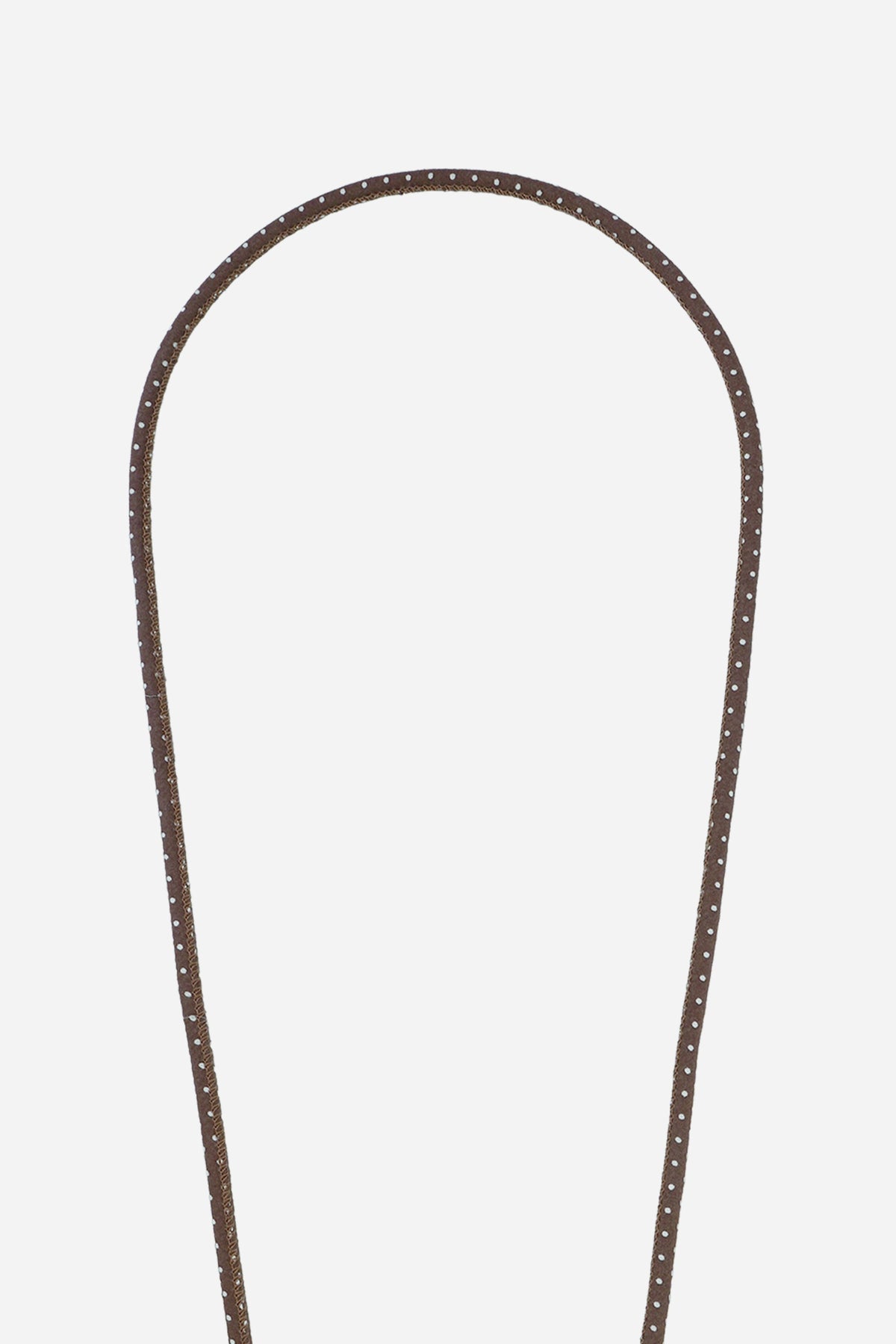 Cordon Long Nolan Marron Blanc - 5