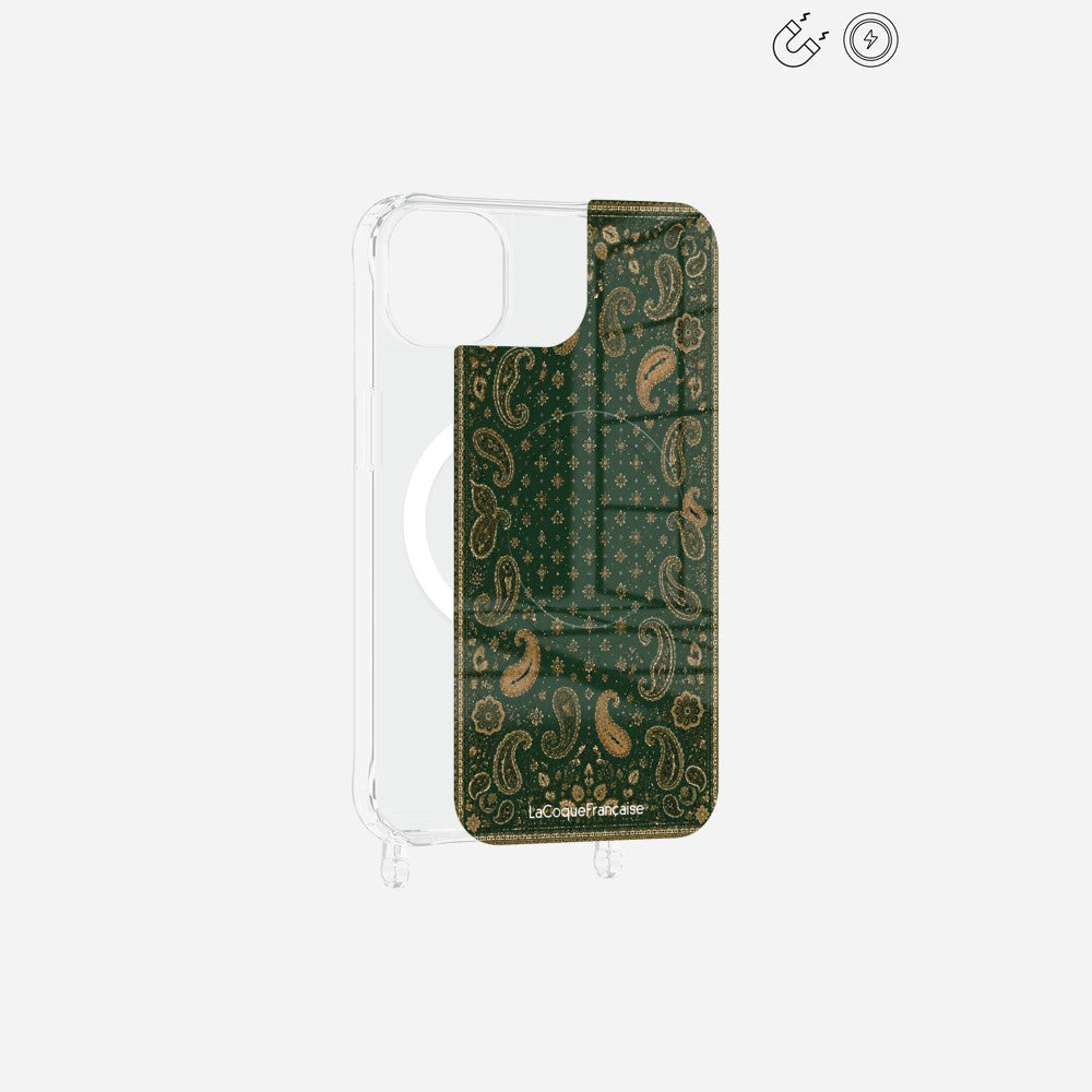 Plaque Magnetique Imprimee Cachemire Vert - 15