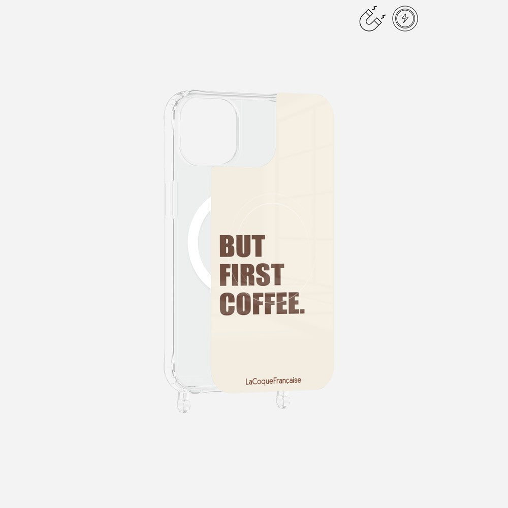 Plaque Magnetique Imprimee But First Coffee - 19