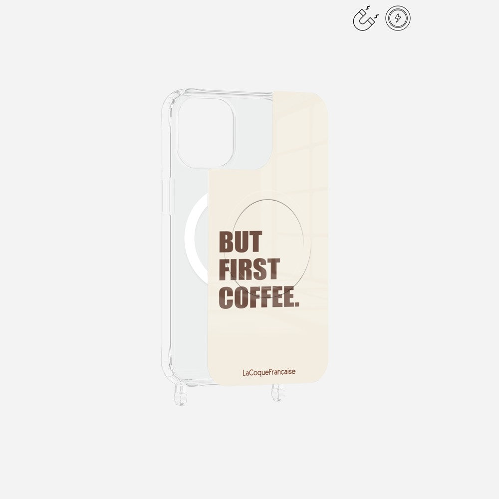 Plaque Magnetique Imprimee But First Coffee - 20