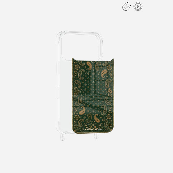 Plaque Magnetique Imprimee Cachemire Vert