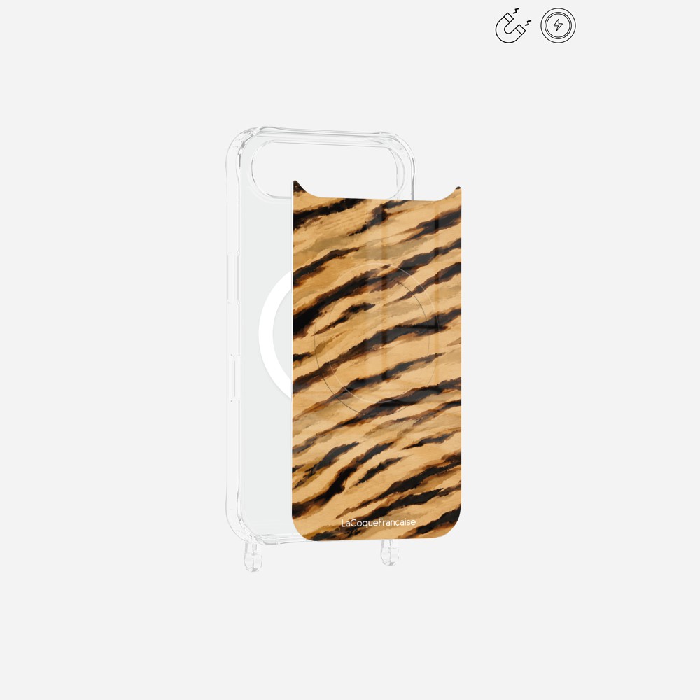 Plaque Magnetique Imprimee Zebre Beige Noir - 4