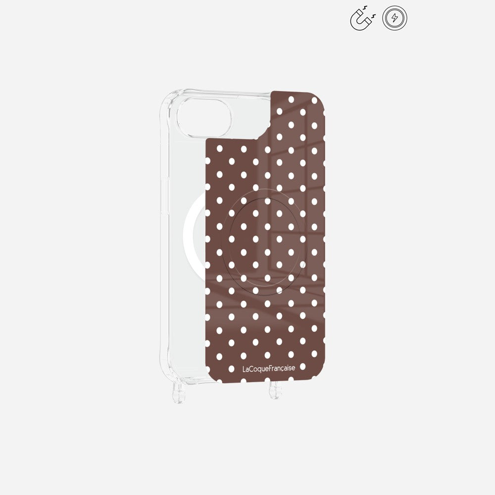 Plaque Magnetique Imprimee Pois Marron - 2