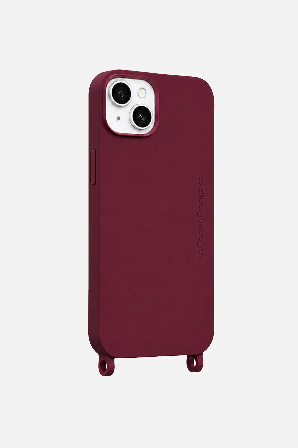 Coque Anneaux Soft Touch Bordeaux - 22