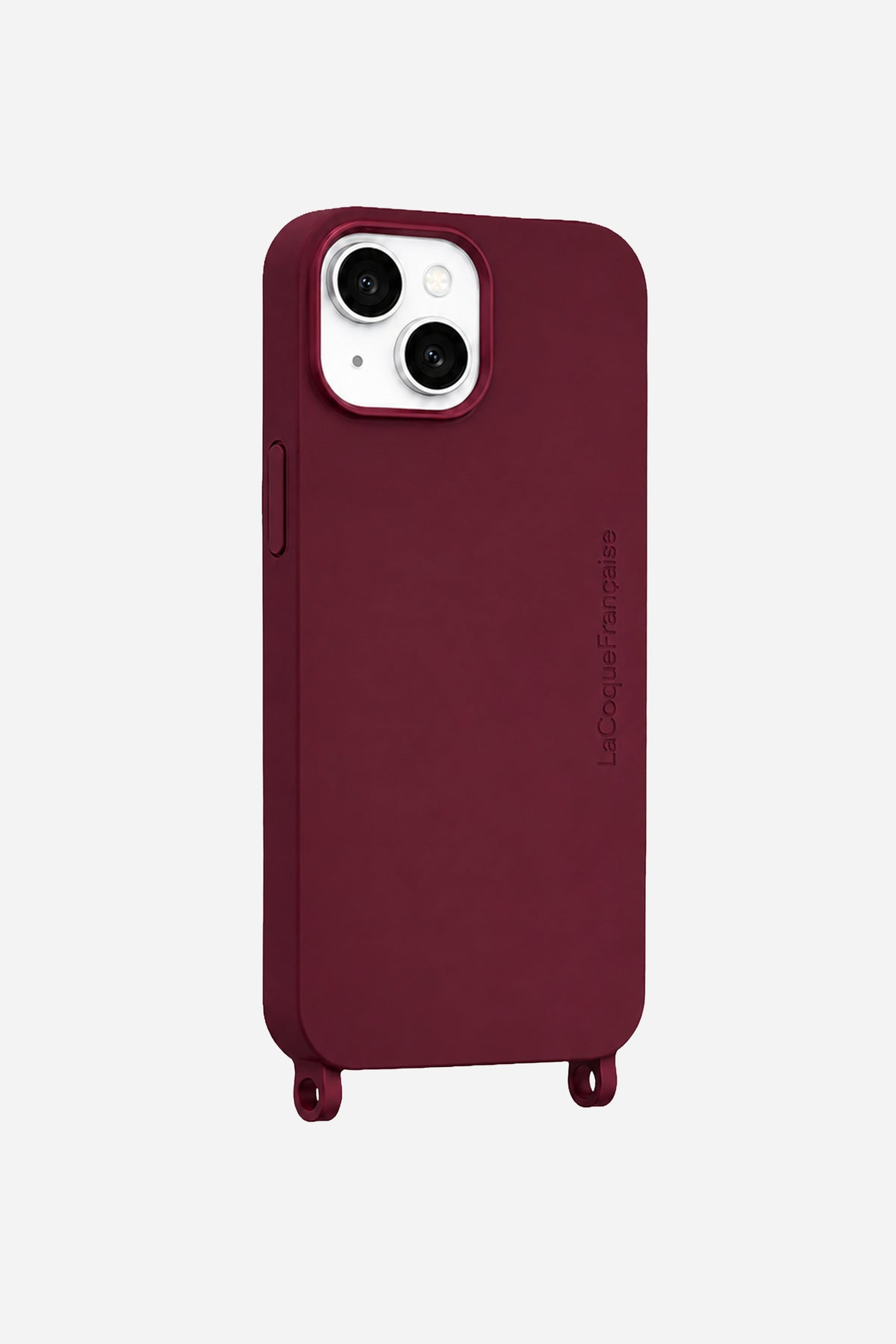 Coque Anneaux Soft Touch Bordeaux - 21