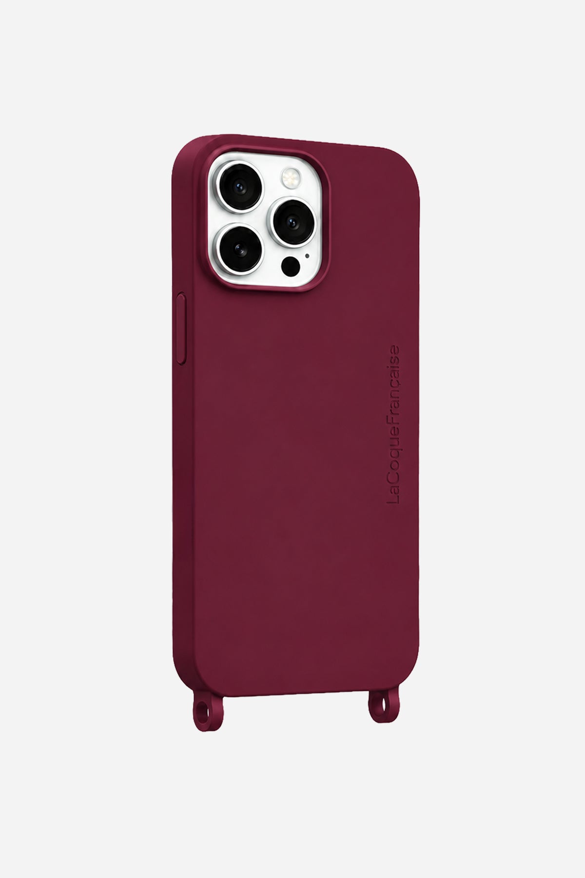 Coque Anneaux Soft Touch Bordeaux - 19