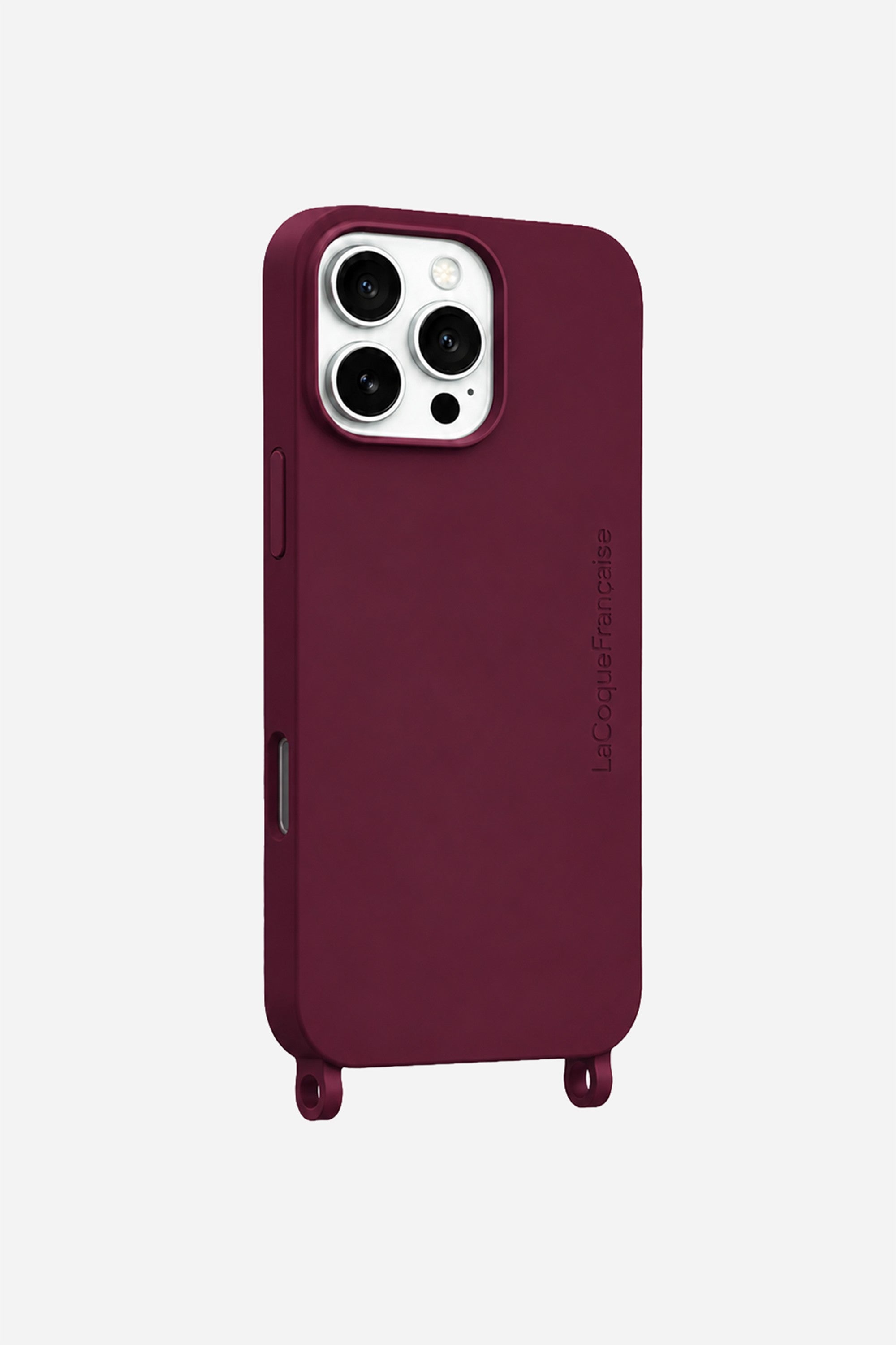 Coque Anneaux Soft Touch Bordeaux - 6