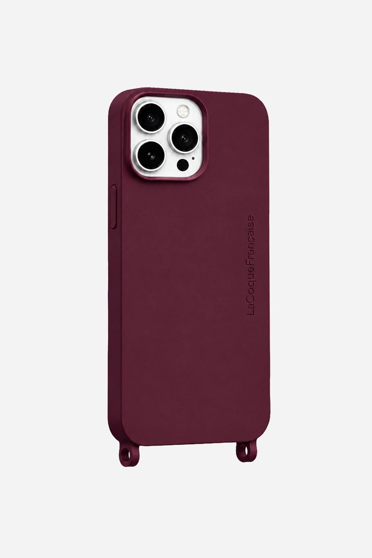 Coque Anneaux Soft Touch Bordeaux - 4
