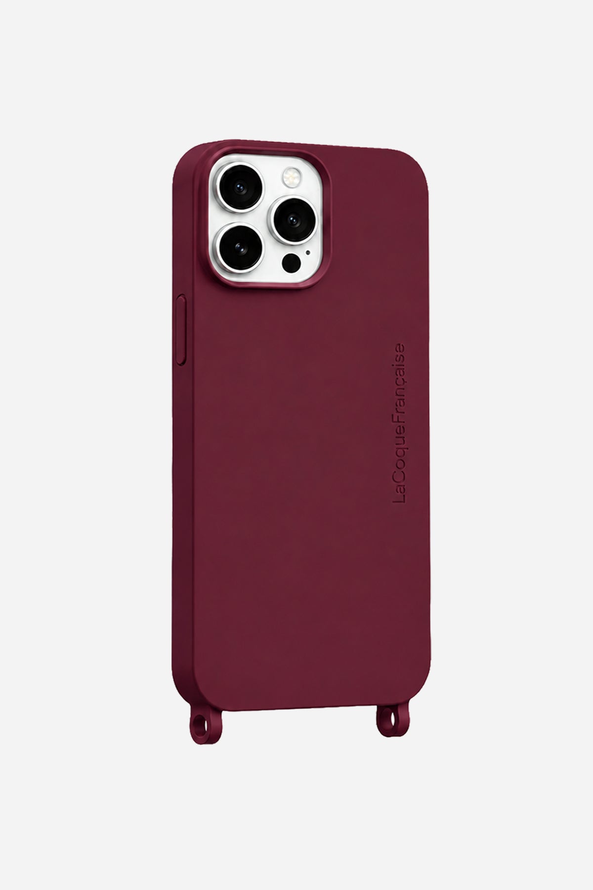 Coque Anneaux Soft Touch Bordeaux - 15