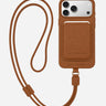 Lederpackung iPhone 17 Pro/18 Pro Camel 6,3 Zoll