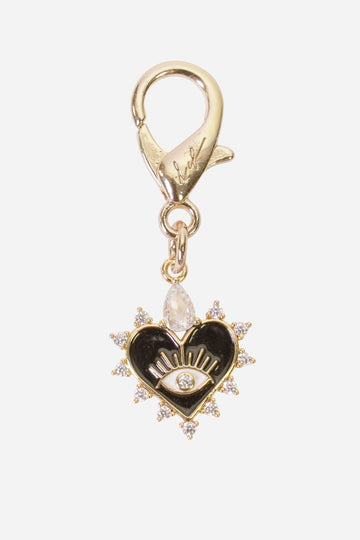 Charms Coeur Noir Noir