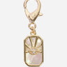 Charms Oeil Blanc Dore Blanc