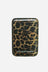 Porte Cartes Noam Leopard Noir Et Brun Marron