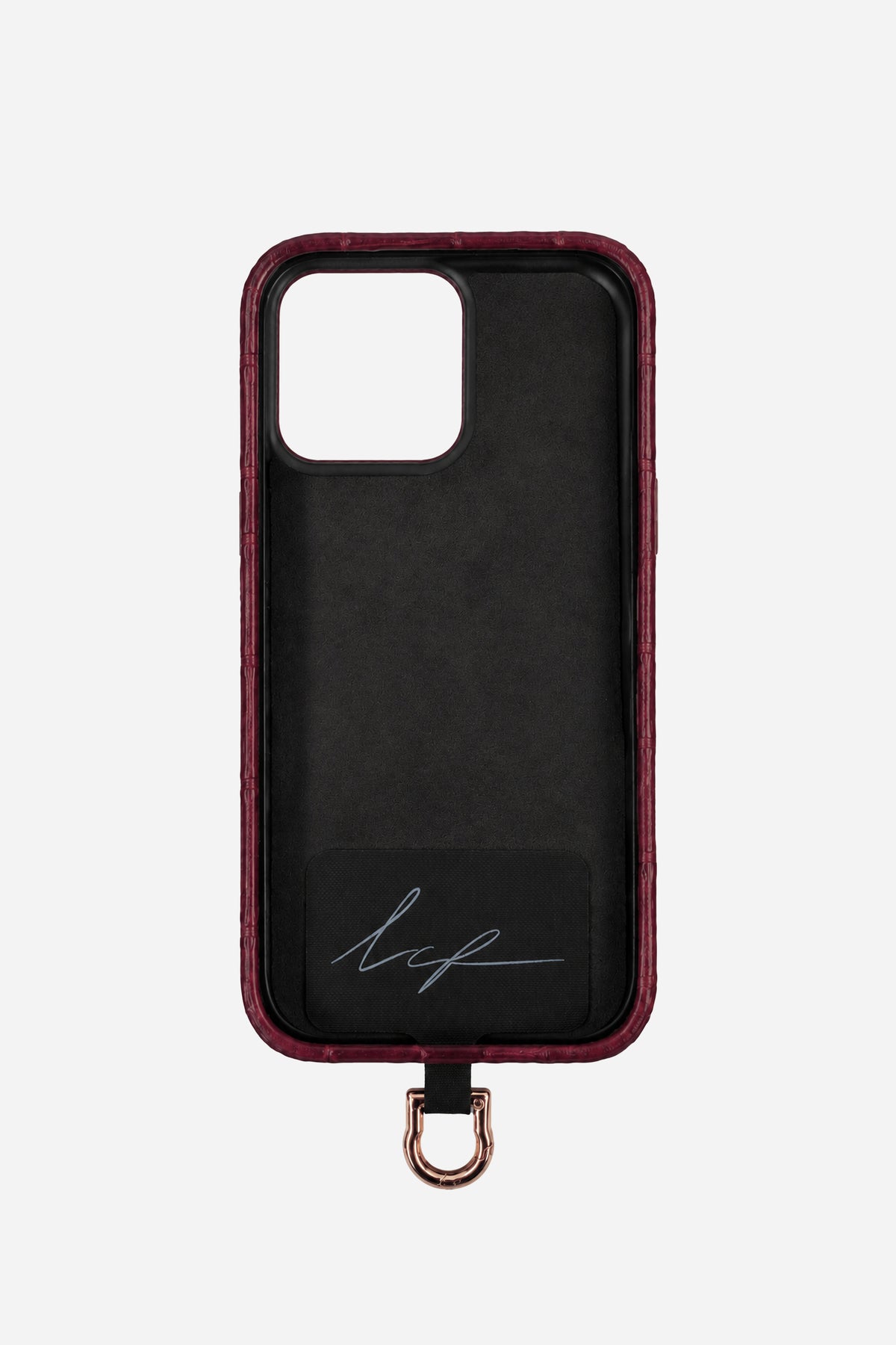 Coque Croco Bordeaux