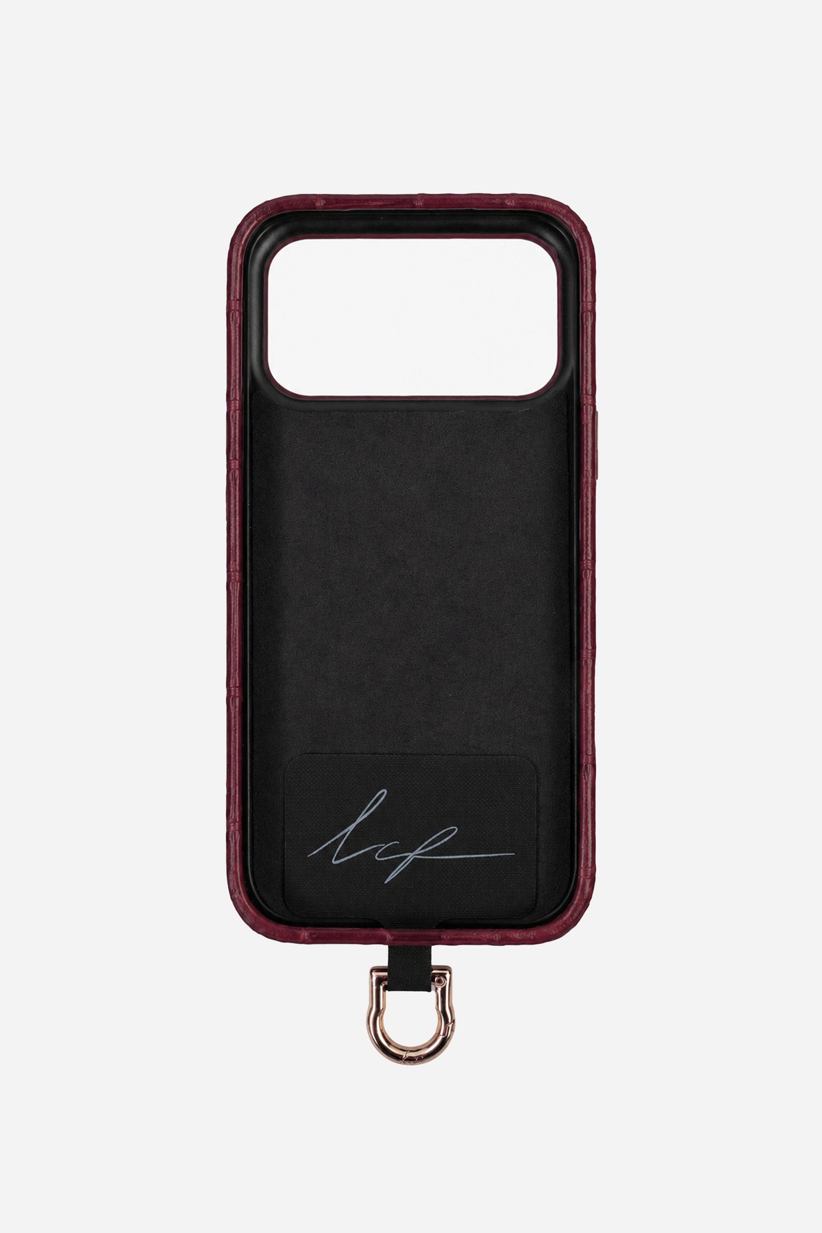Coque Croco Bordeaux
