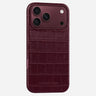 Coque Croco Bordeaux - 11