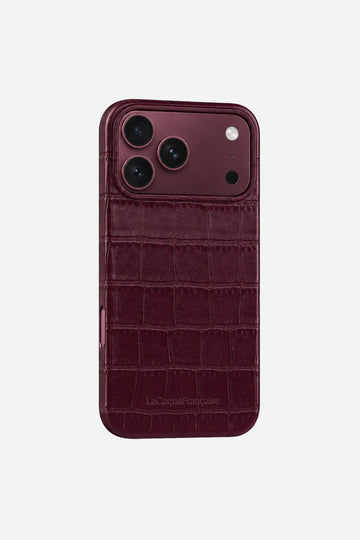 Coque Croco Bordeaux - 11