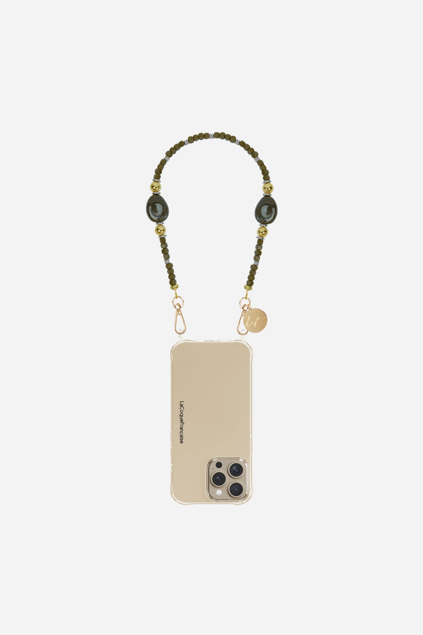 Chaine Courte Suzanne Vert 40 cm