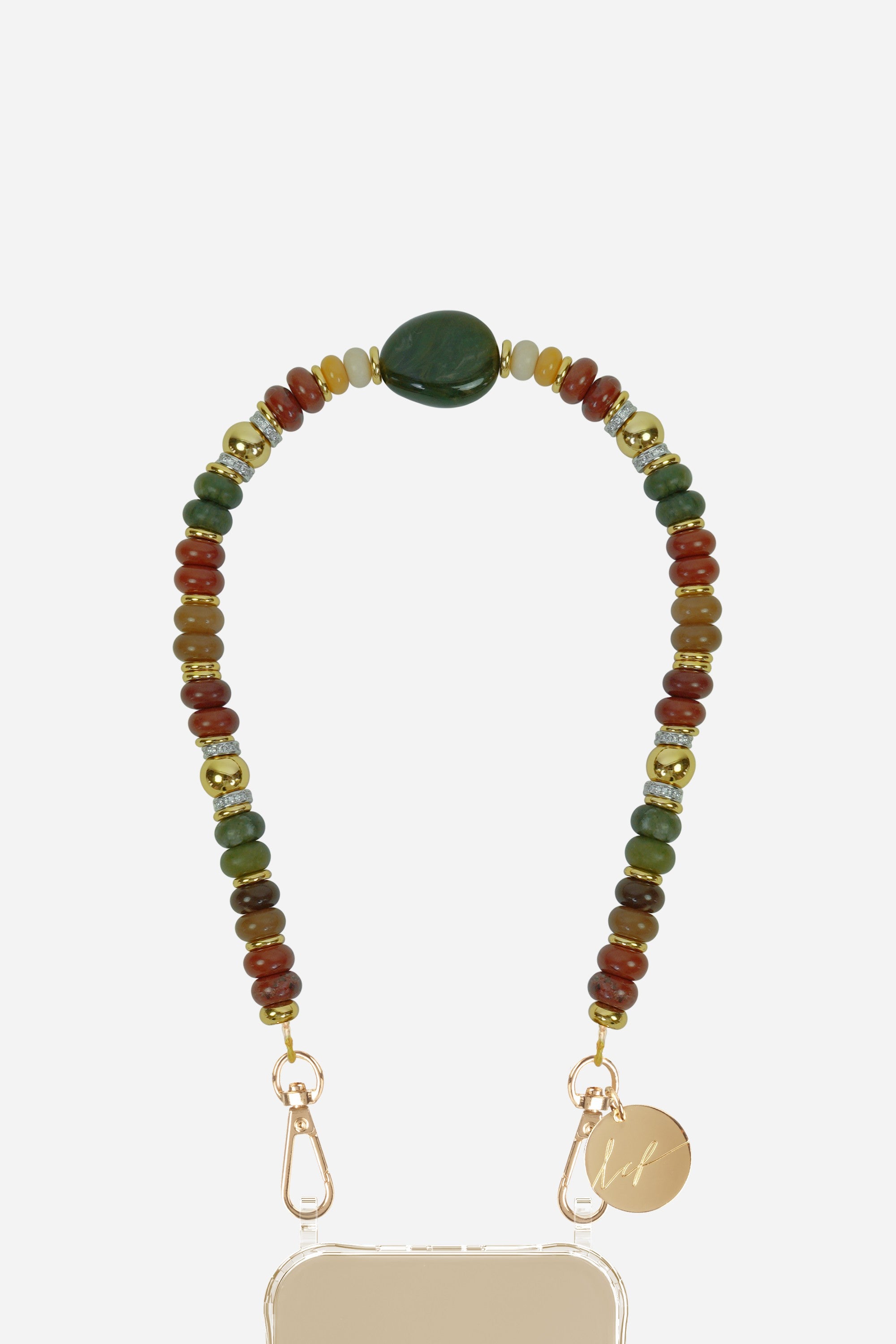 Chaine Courte Suzanne Vert 40 cm - 2