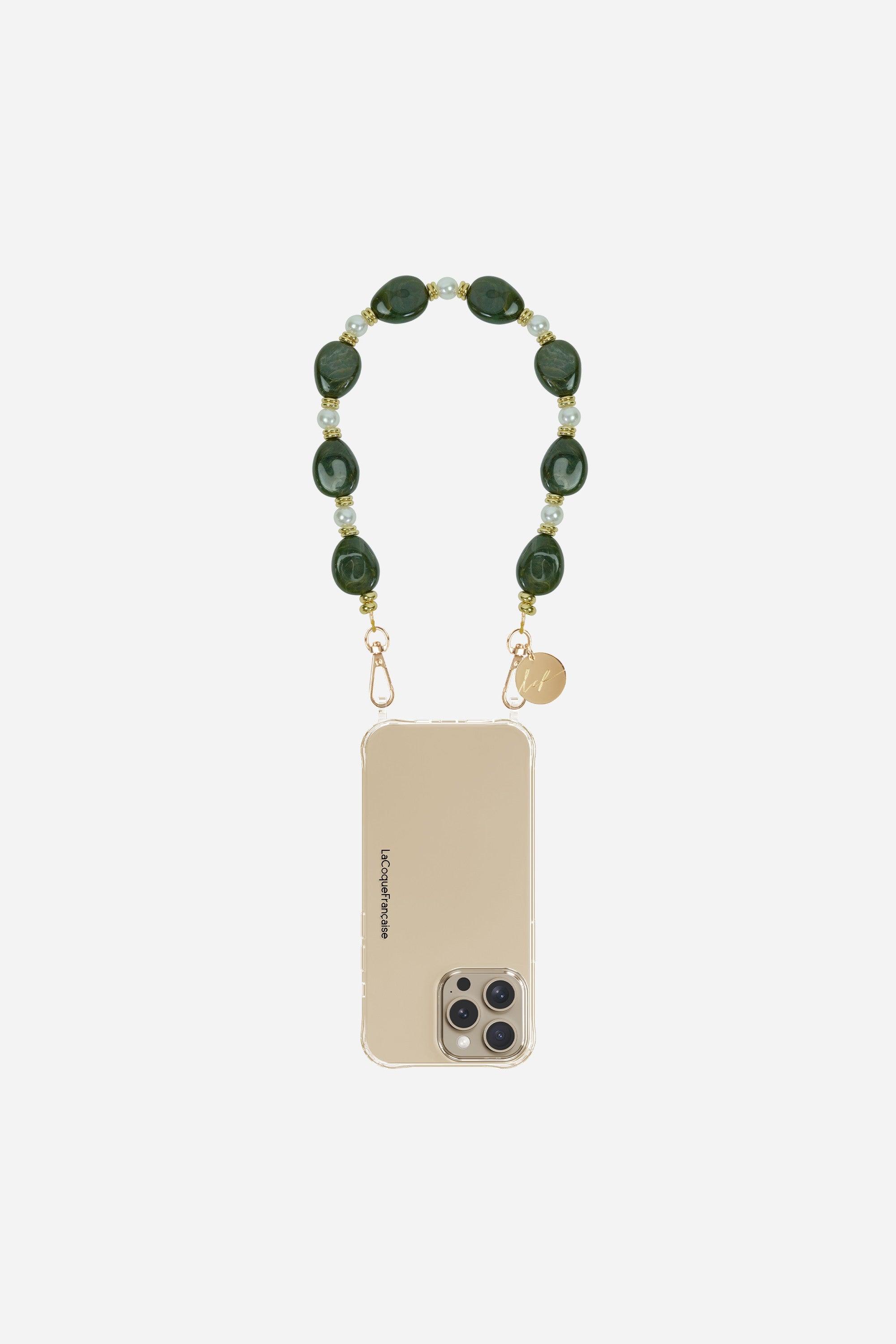 Chaine Courte Suzanne Vert 40 cm