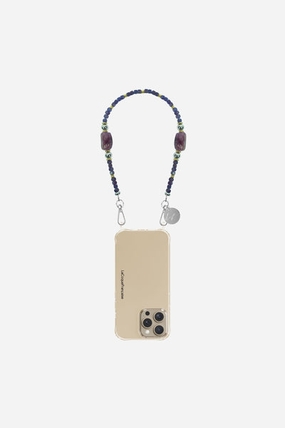 Chaine Courte Celeste Violet 40 cm