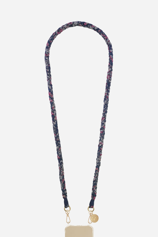 Chaine Longue Darla Bleu 120 cm