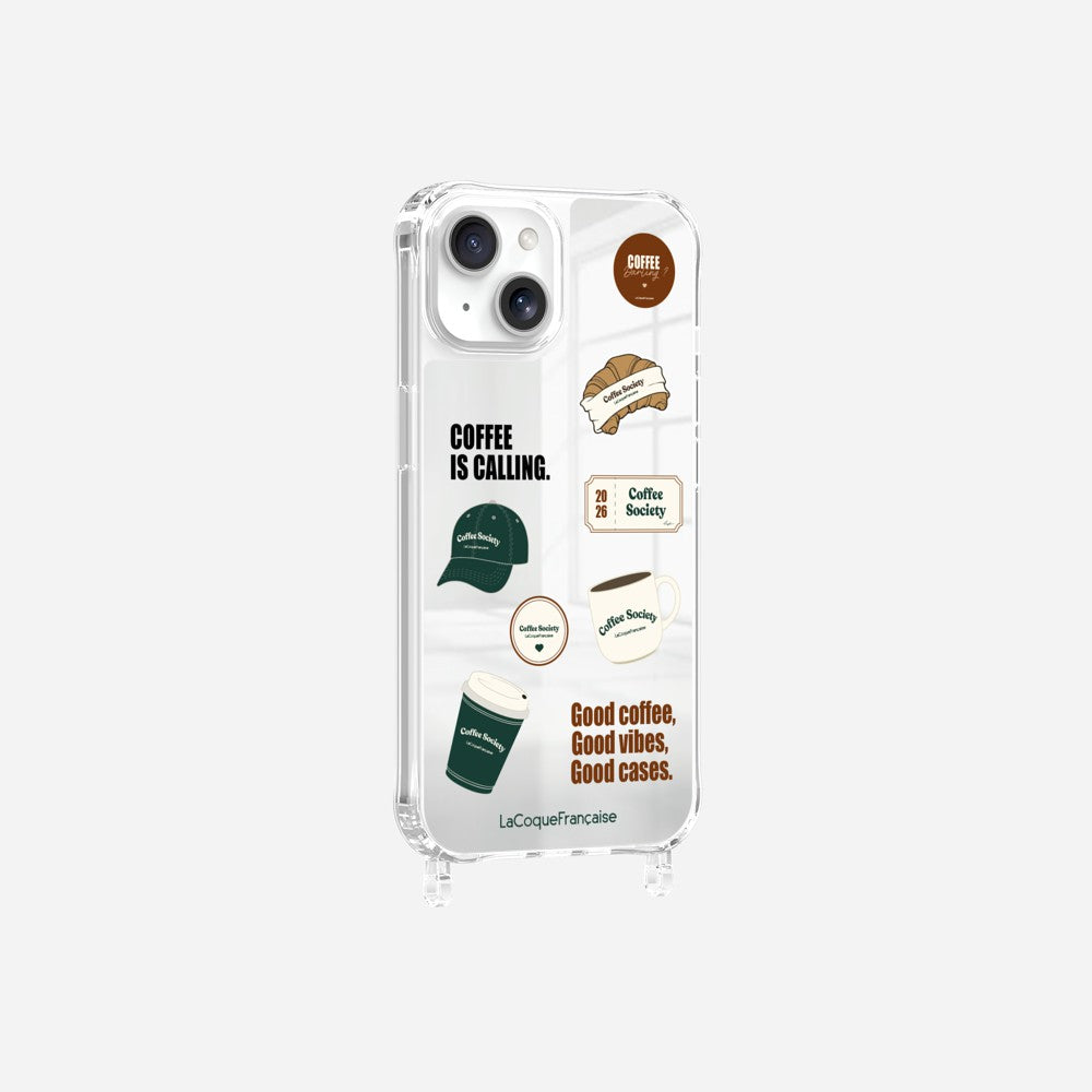 Coque Anneaux Miroir Imprimee Patch Coffee - 16