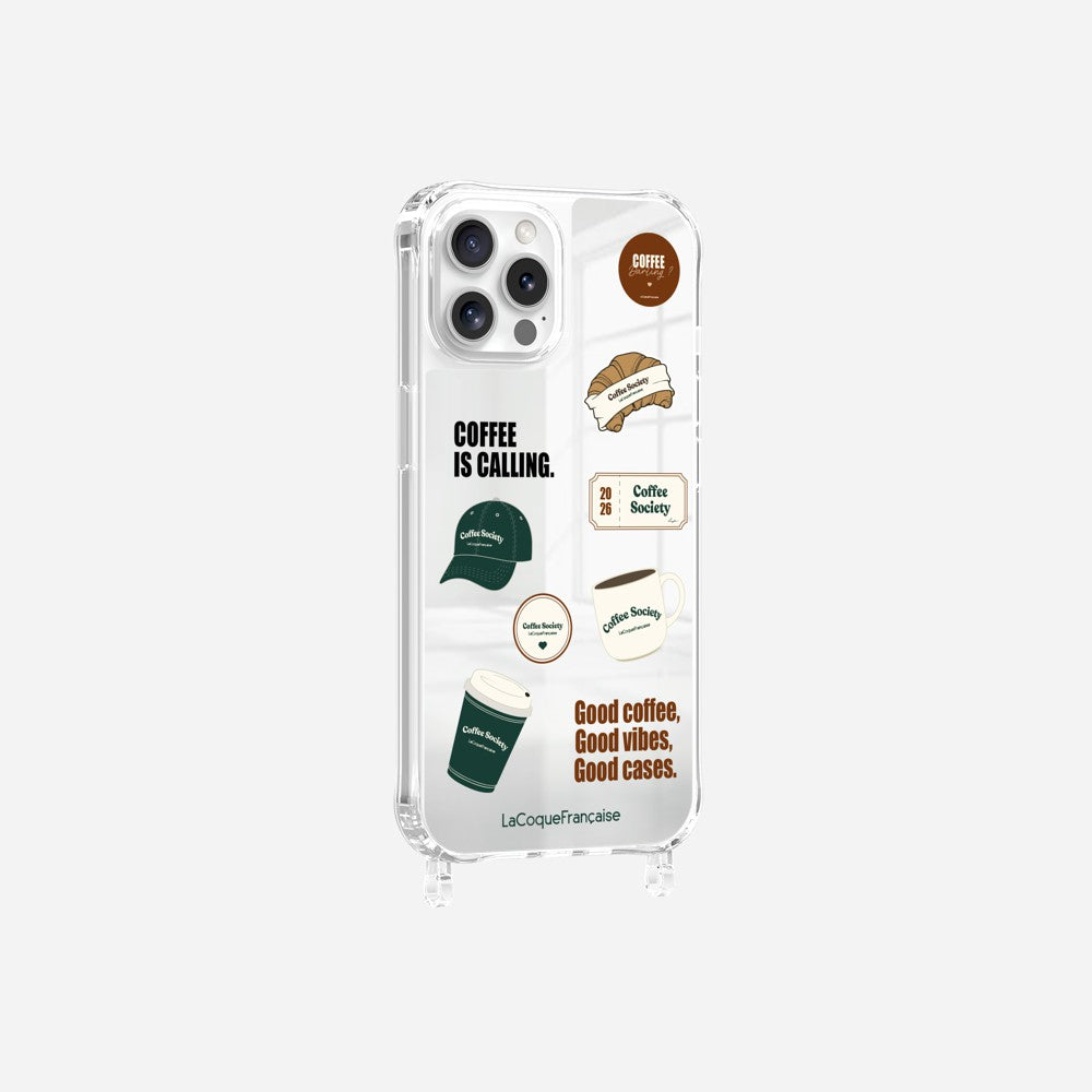 Coque Anneaux Miroir Imprimee Patch Coffee - 20