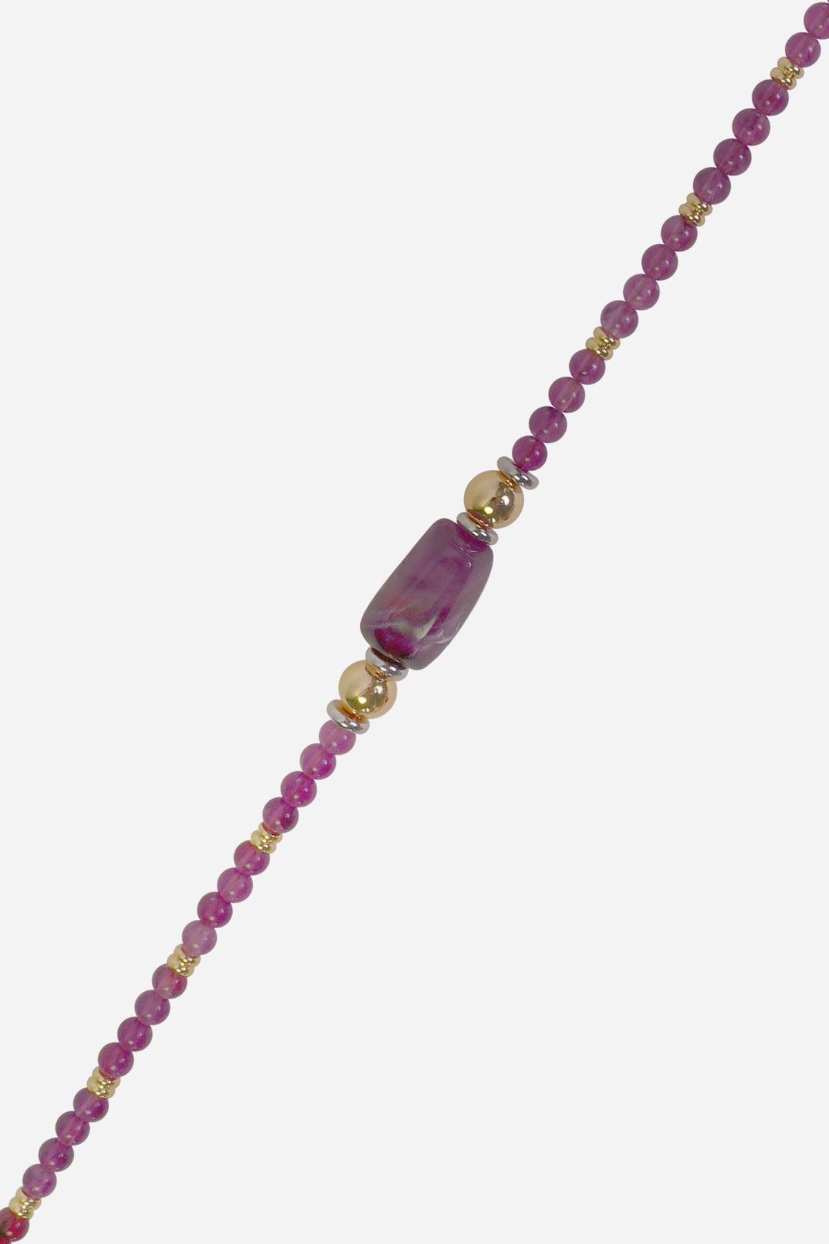Chaine Longue Joya Violet 120 cm
