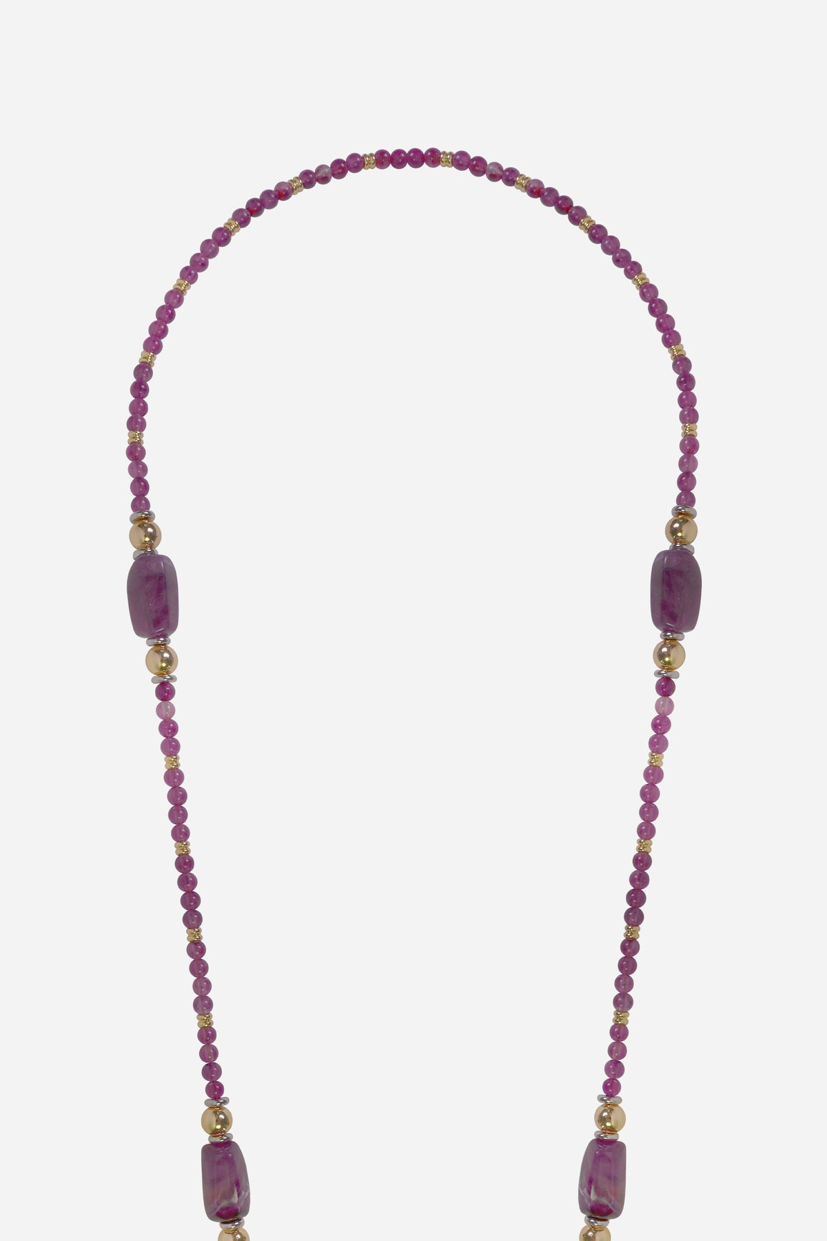 Chaine Longue Joya Violet 120 cm