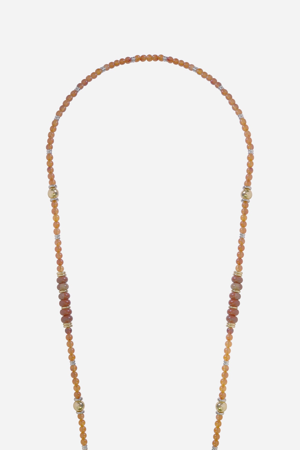 Chaine Longue Kaia Marron 120 cm - 3