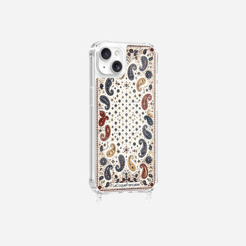 Coque Anneaux Imprimee Cachemire Beige - 11