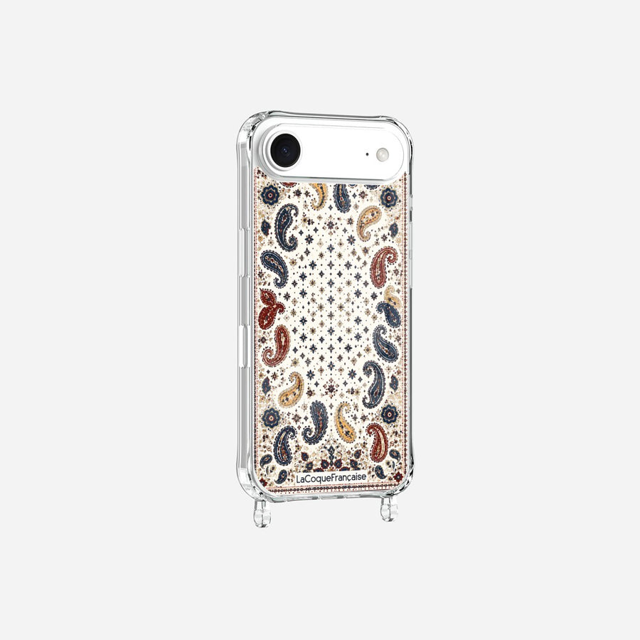 Coque Anneaux Imprimee Cachemire Beige - 4
